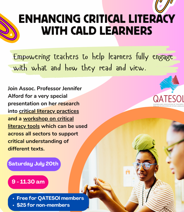 PD Morning 20 July Enhancing Critical Literacy